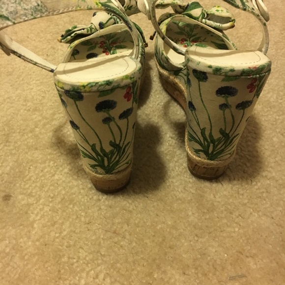 Tory Burch Penny Logo Bow Espadrilles platform - Picture 7 of 8